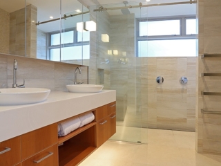 M&amp;S Construction - bathroom and walk in shower